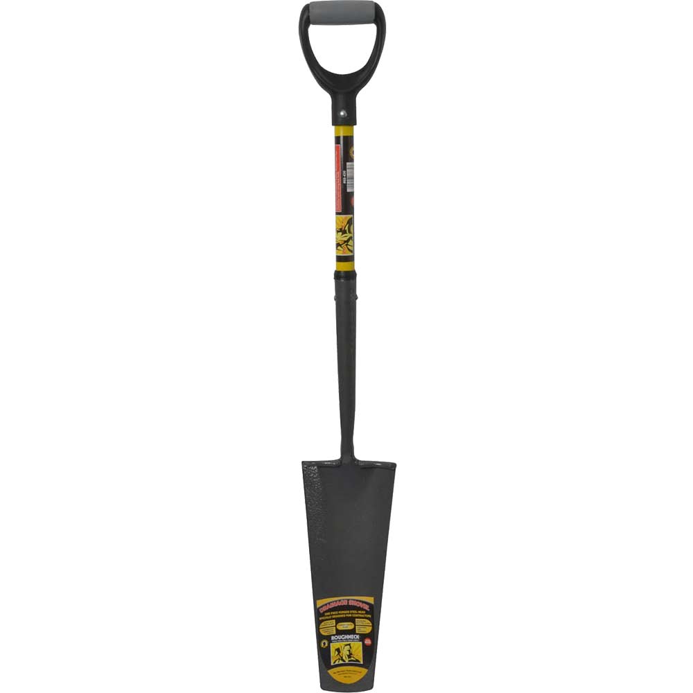 Roughneck Steel Draining Shovel with Fibre Glass Handle