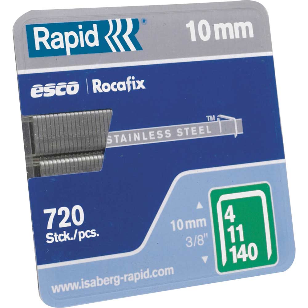 Rapid 140/12 x 2M Galvanised Staples Pack of 2000