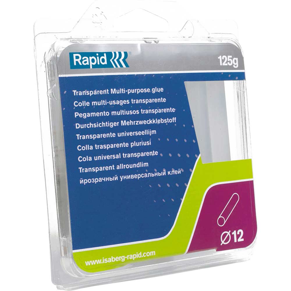 Rapid All Purpose Transparent Glue Sticks 12 x 94mm Pack of 13