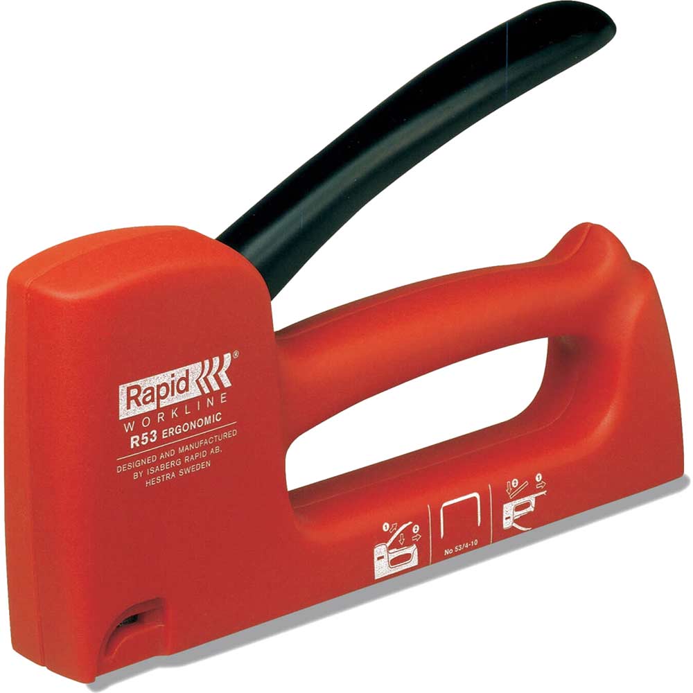 Image of Rapid R53E Hand Stapler Uses 4 - 10mm Staples with 2000 Staples Worth £8