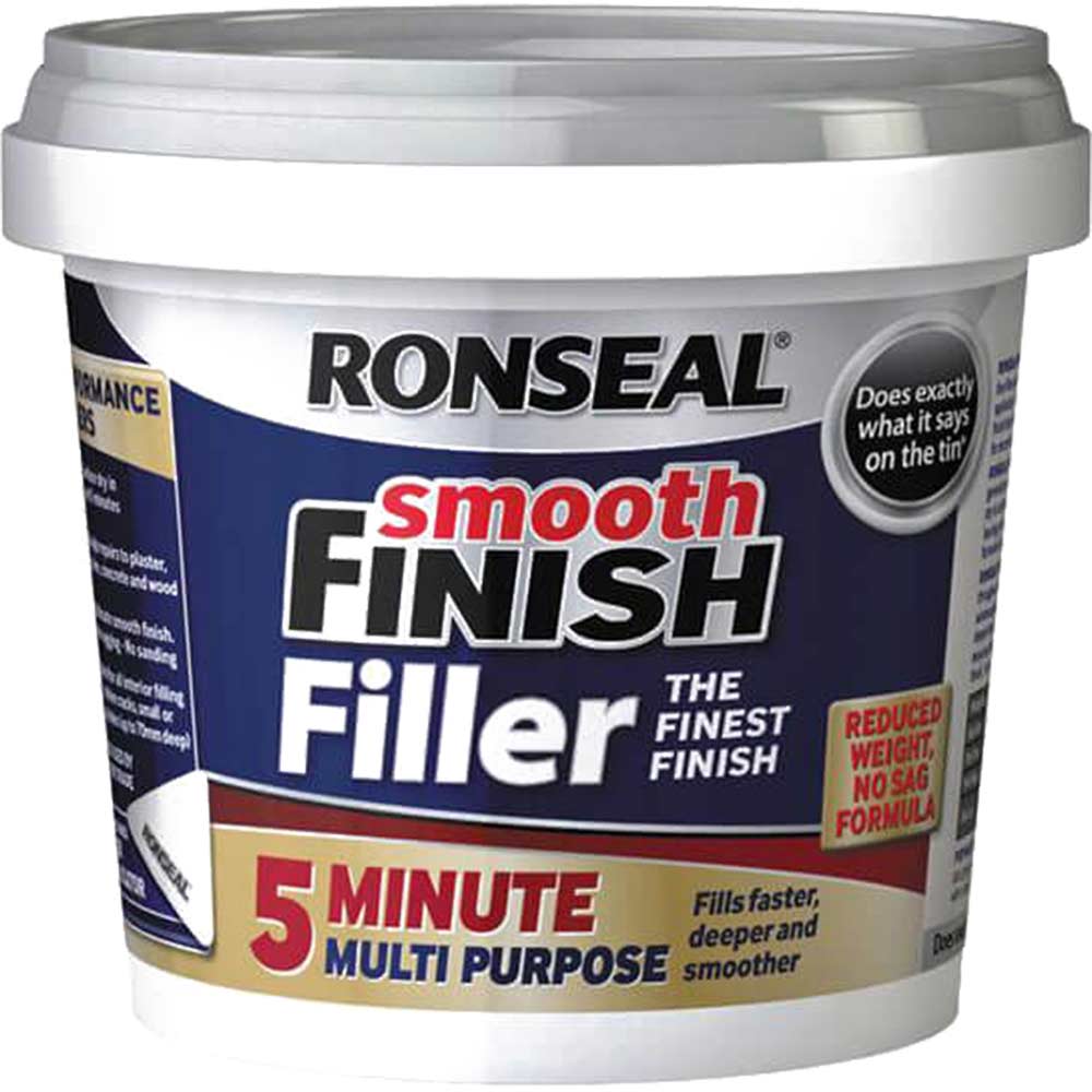 Image of Ronseal Smooth Finish 5 Minute Multi Purpose Filler Tub 290ml