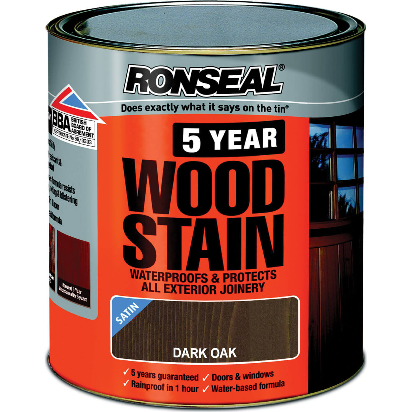 Ronseal 5 Year Woodstain Dark Oak 250ml