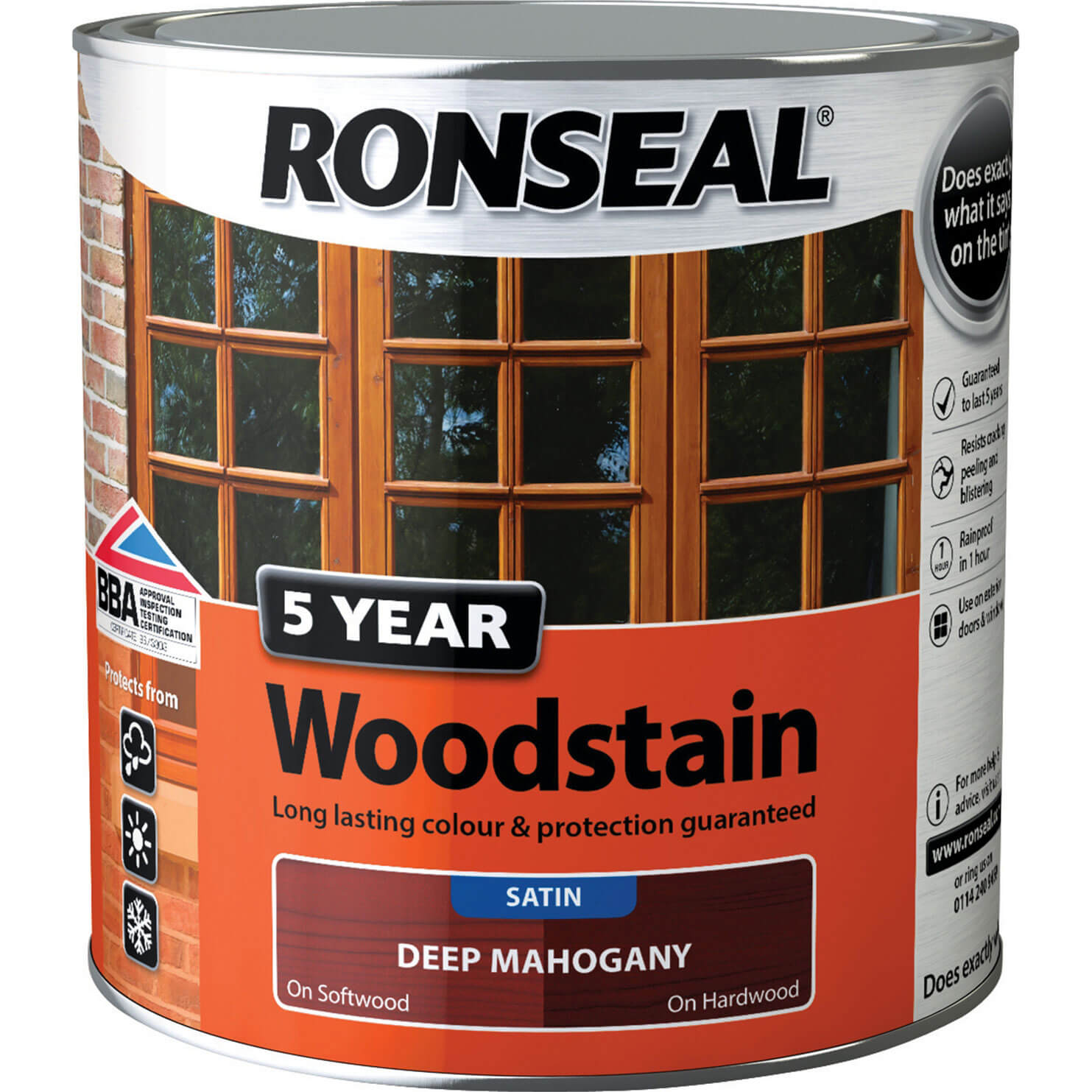 Ronseal 5 Year Woodstain Natural Oak 750ml