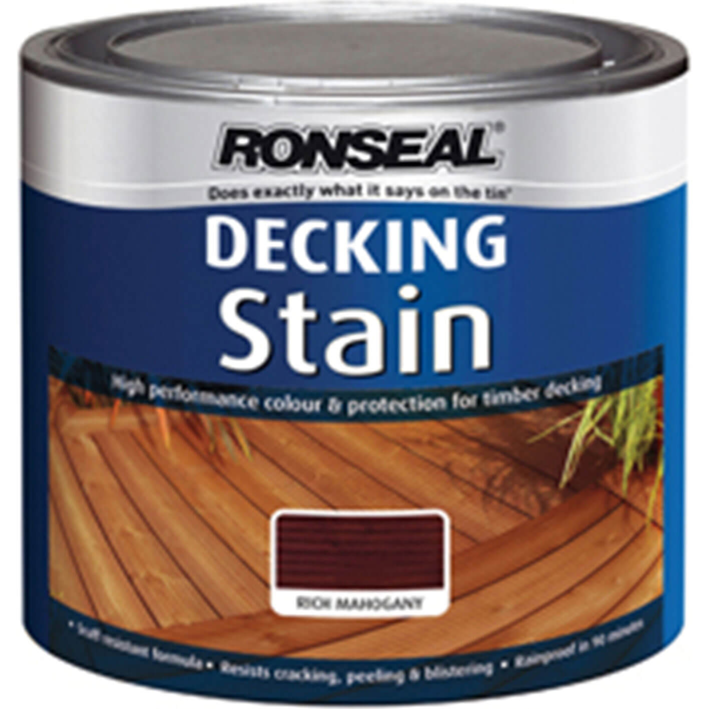 Ronseal Decking Stain Rich Mahogany 2.5 Litre