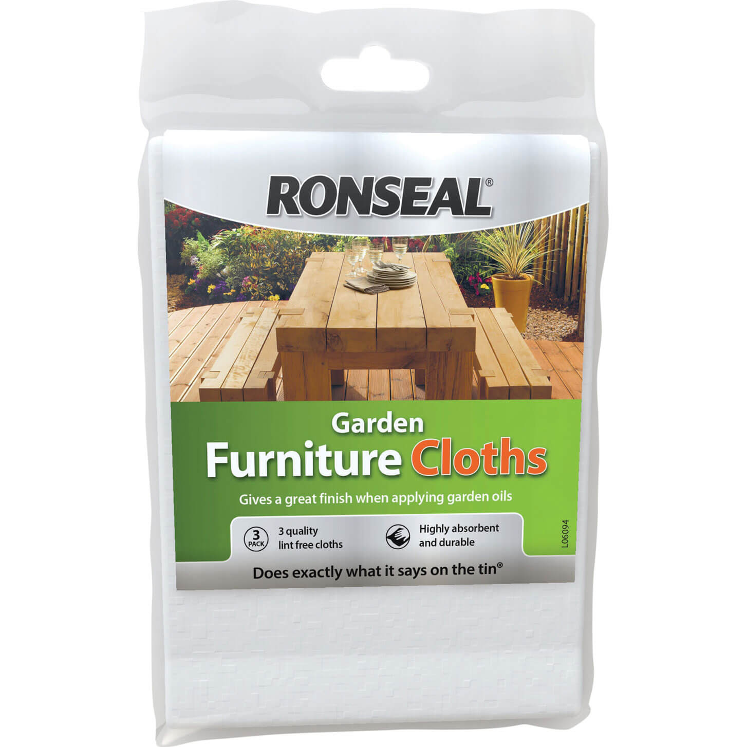 Ronseal Garden Furniture Cloth Pack of 3