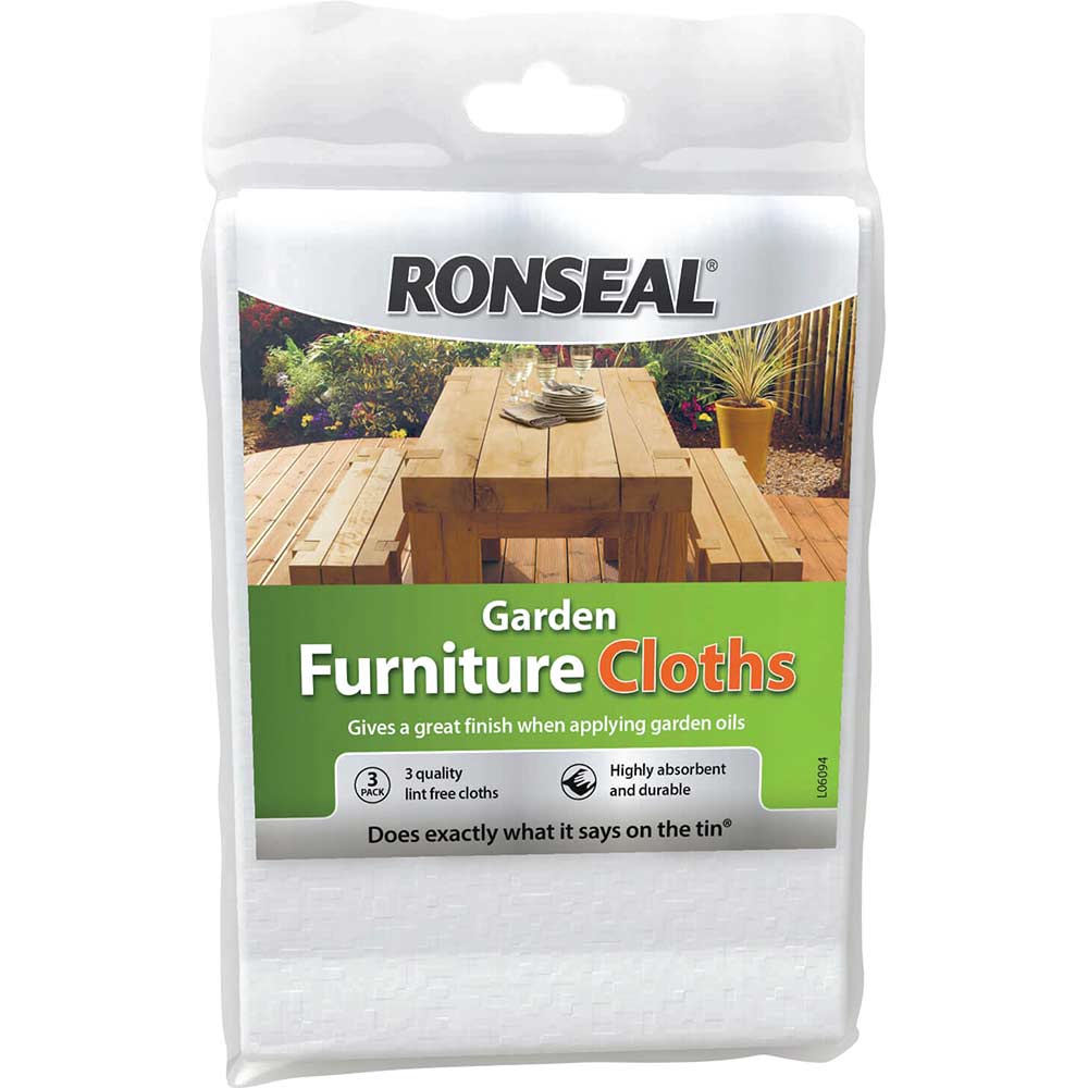 Ronseal Garden Furniture Cloth Pack of 3