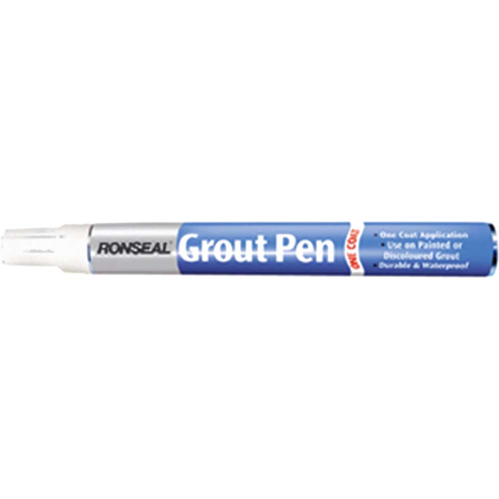 Ronseal One Coat Grout Pen Brilliant White 15ml