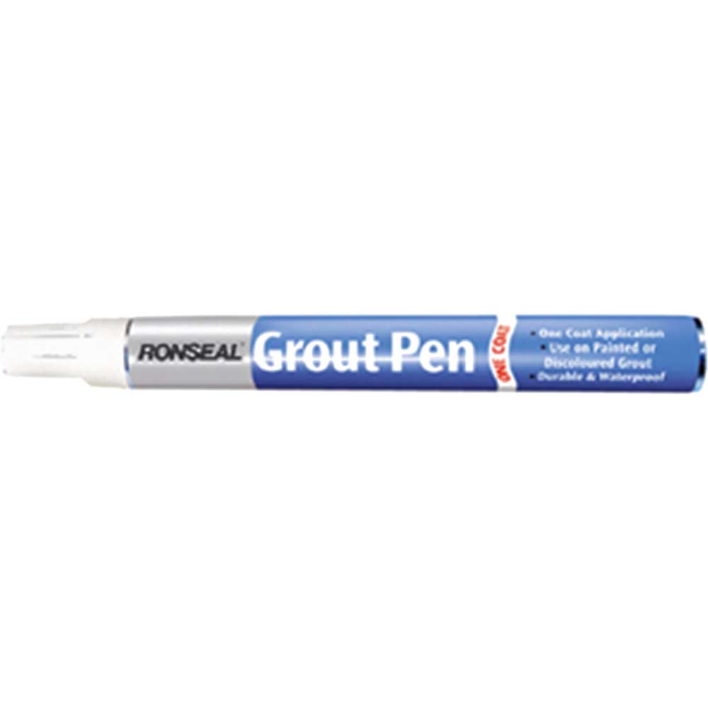 Ronseal One Coat Grout Pen Brilliant White 15ml