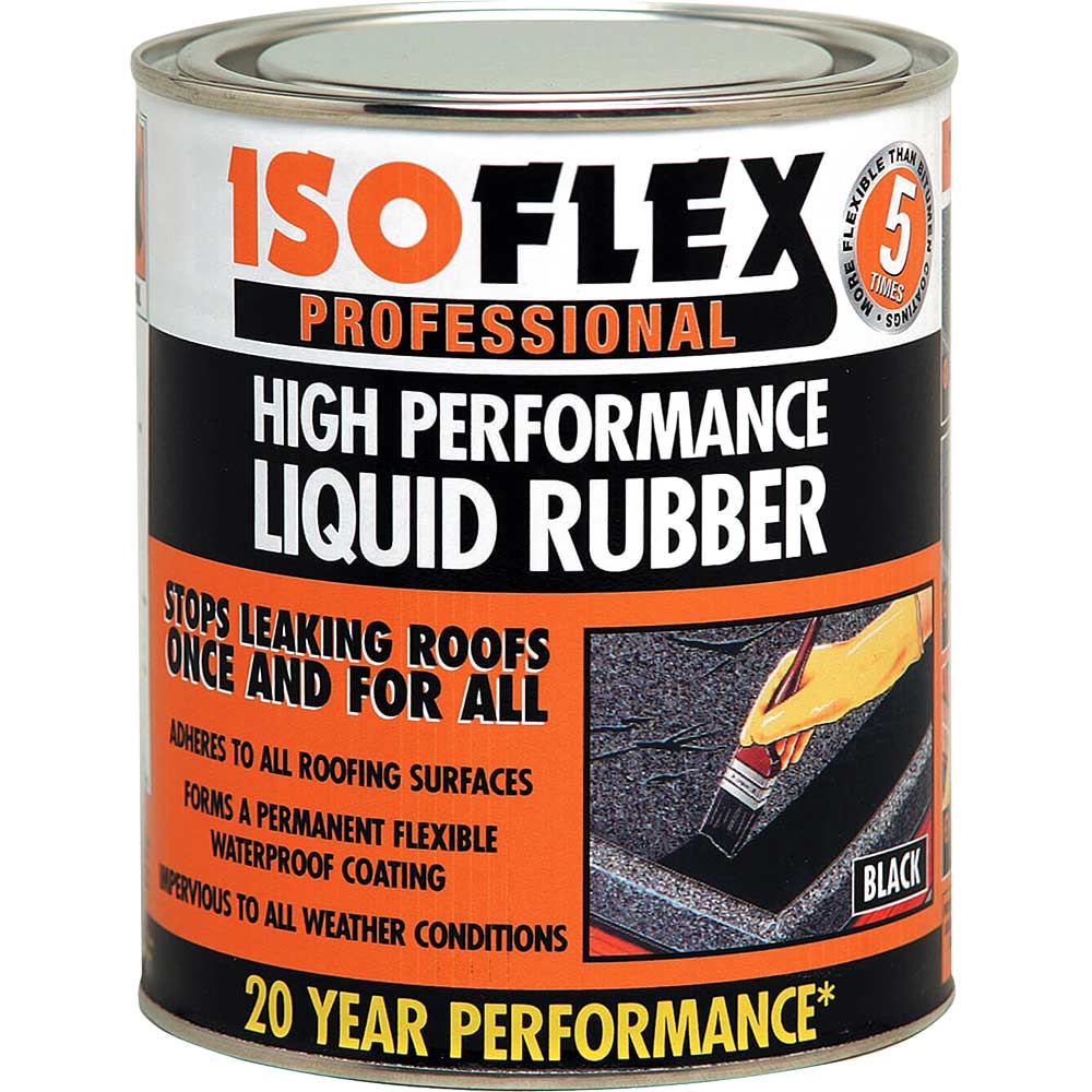 Ronseal Isoflex Liquid Rubber Black 2.1 Litre