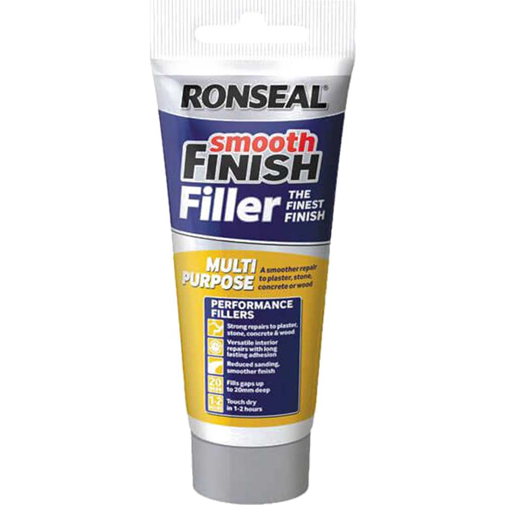 Image of Ronseal Smooth Finish Multi Purpose Interior Wall Ready Mix Filler Tube 33g