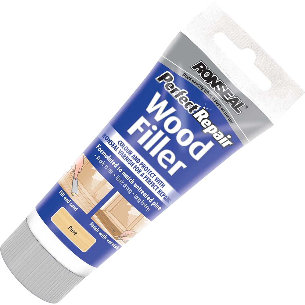 Image of Ronseal Multi Purpose Wood Filler Cartridge Dark 310ml