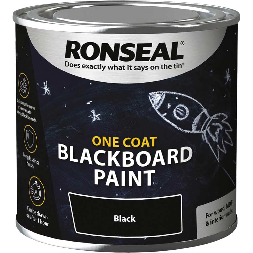 Ronseal One Coat Blackboard Paint 250ml