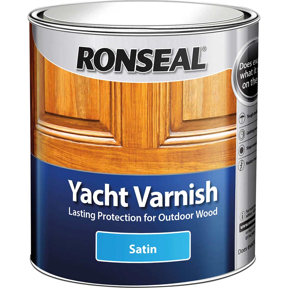 Ronseal Exterior Yacht Varnish Satin 250ml