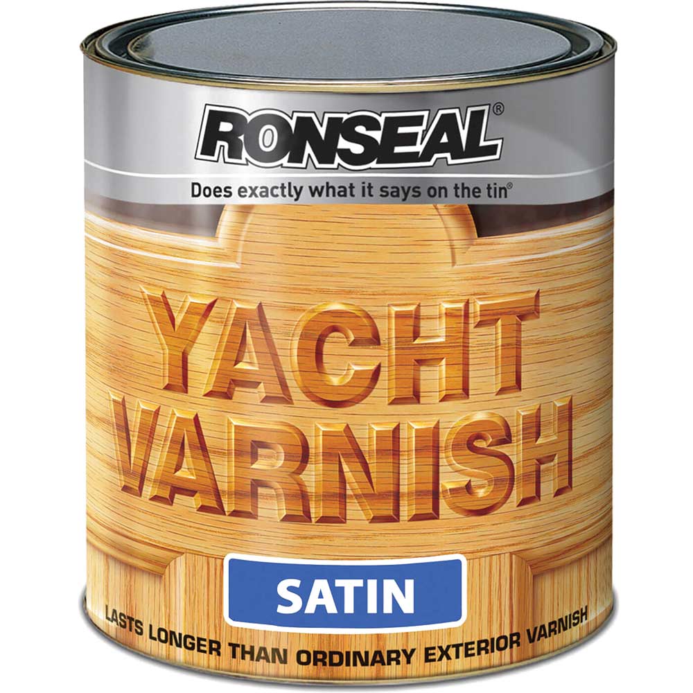 Image of Ronseal Exterior Yacht Varnish Satin 2.5 Litre