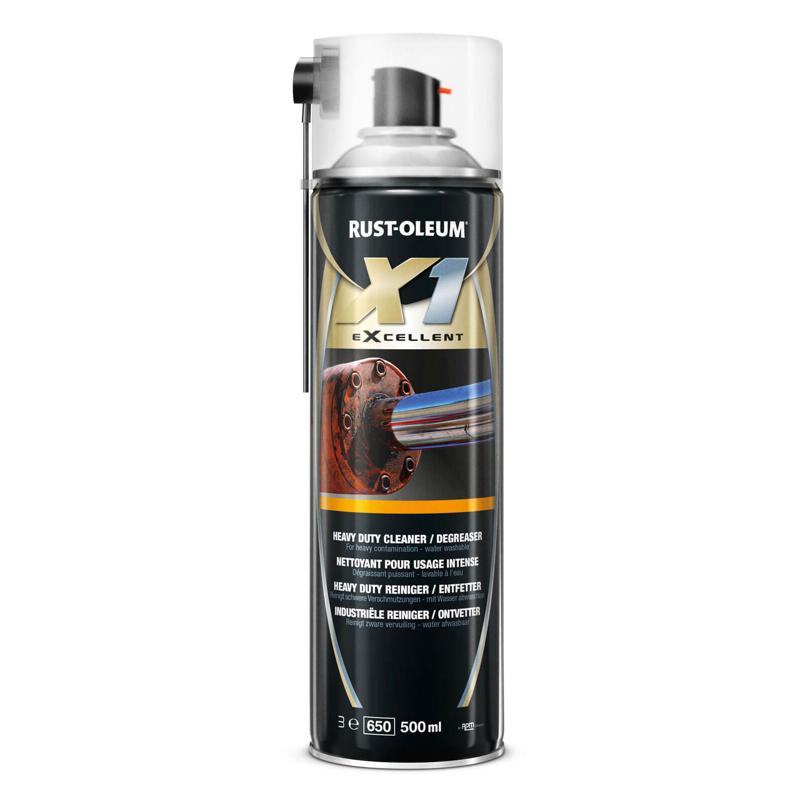 Rust Oleum X1 eXcellent Heavy Duty Cleaner & Degreaser Aerosol Spray 500ml