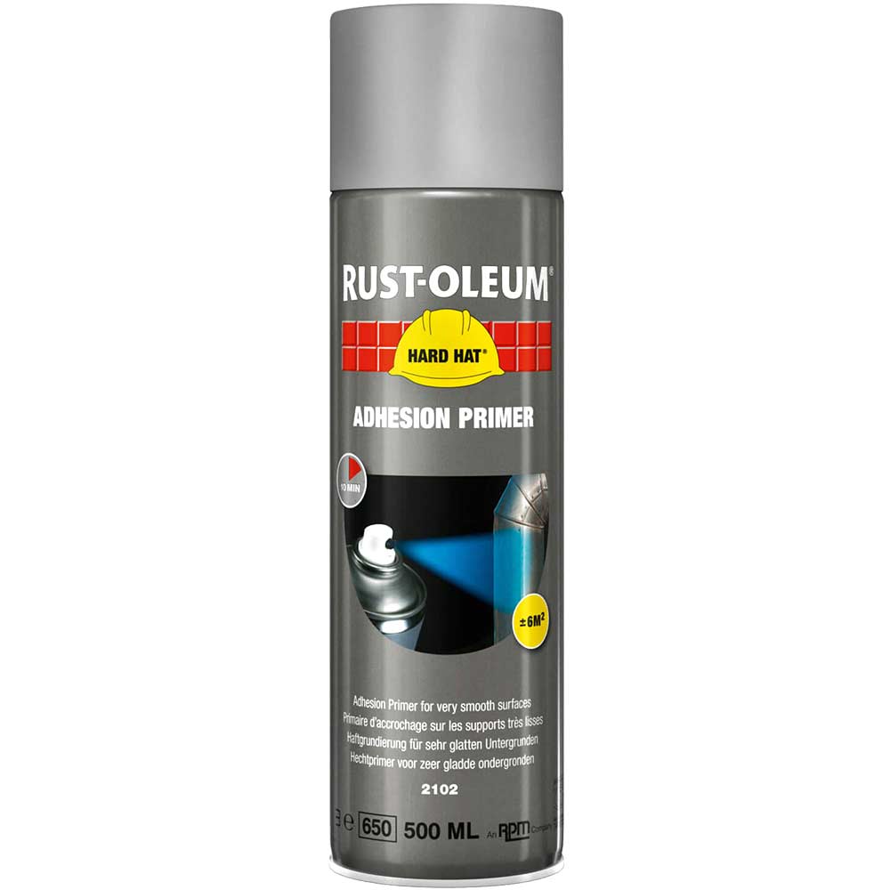 Image of Rust Oleum 2102 Hard Hat Adhesion Aerosol Metal Primer Spray 500ml