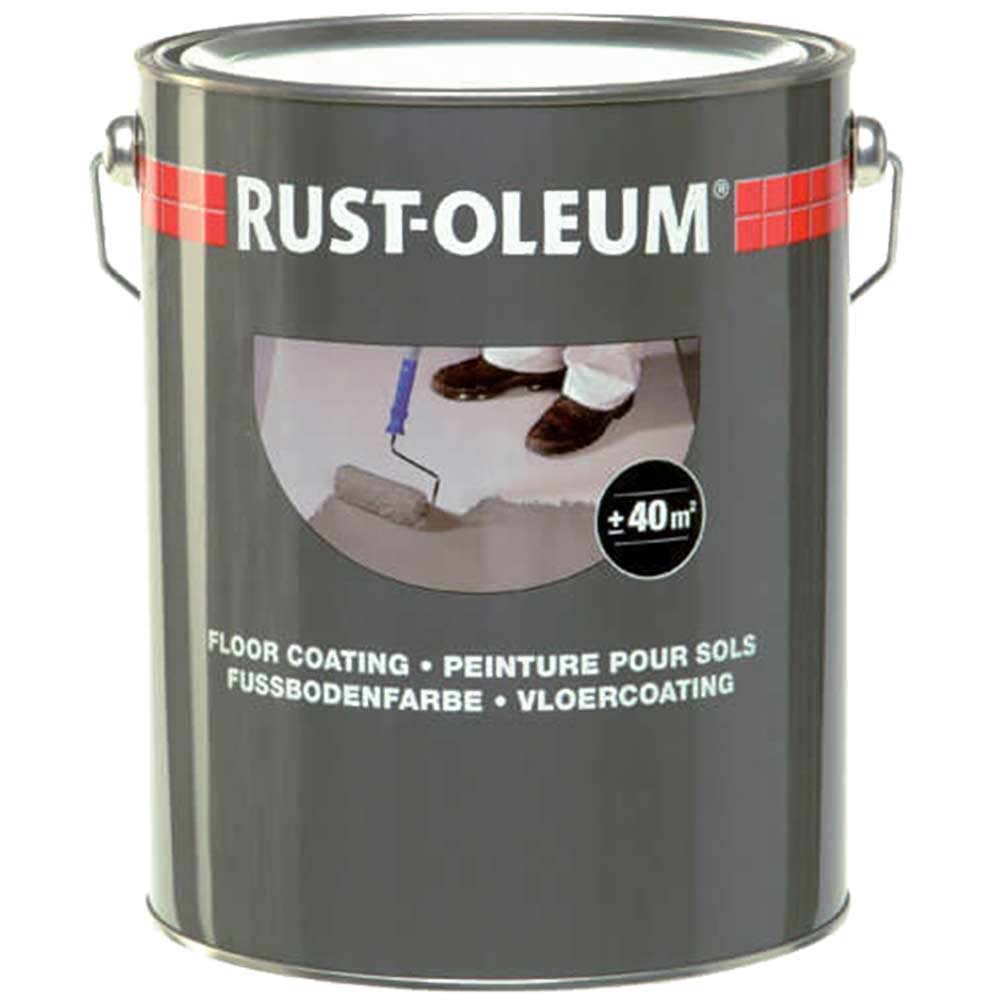 Image of Rust Oleum 7124 Traffic Blue Floor Coating Paint 750ml