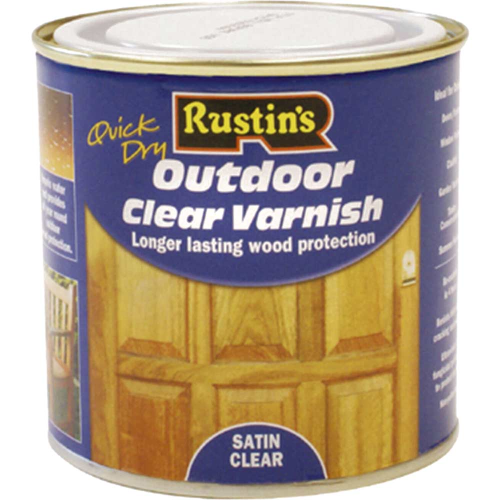 Rustins Exterior Varnish Satin 250ml