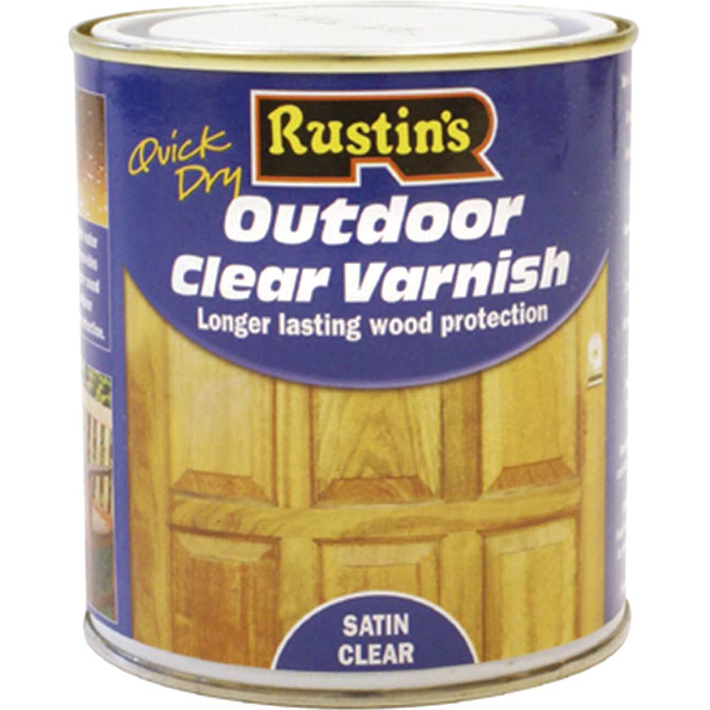 Rustins Exterior Varnish Satin 500ml