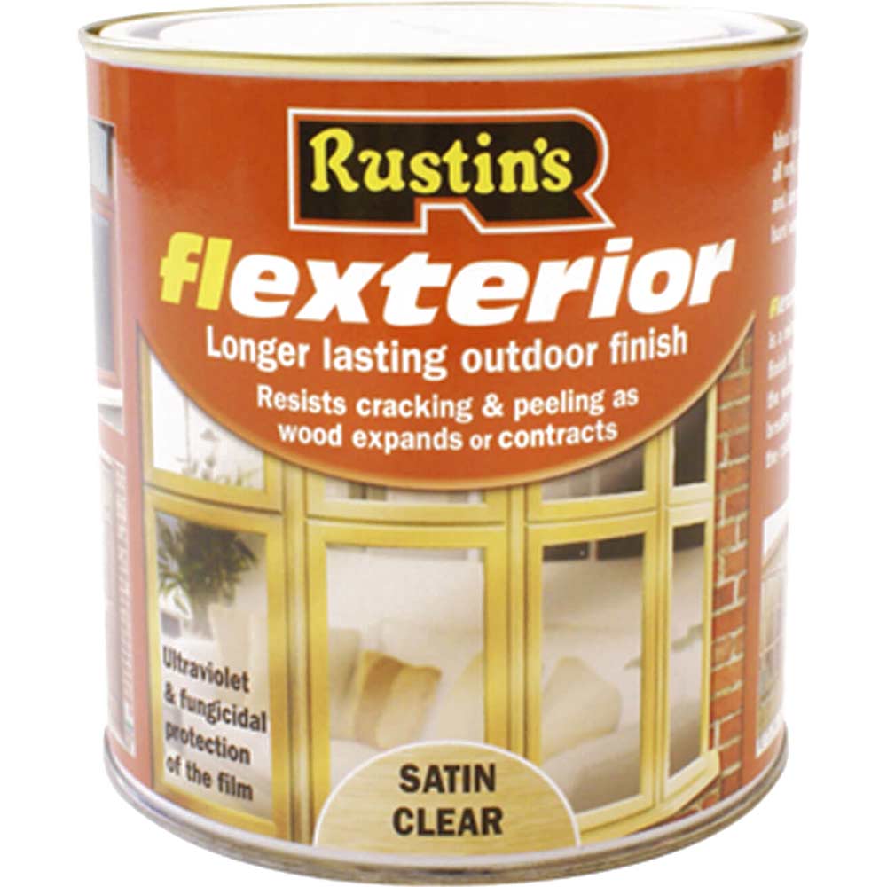 Rustins Flexterior Varnish Clear 500ml