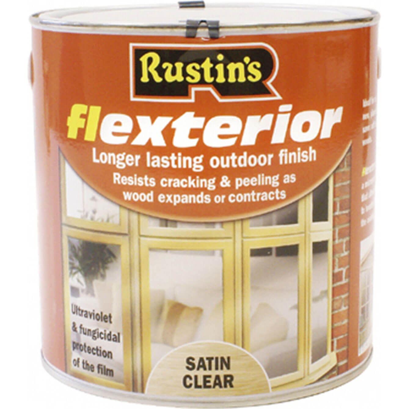 Rustins Flexterior Varnish Clear 2.5 Litre