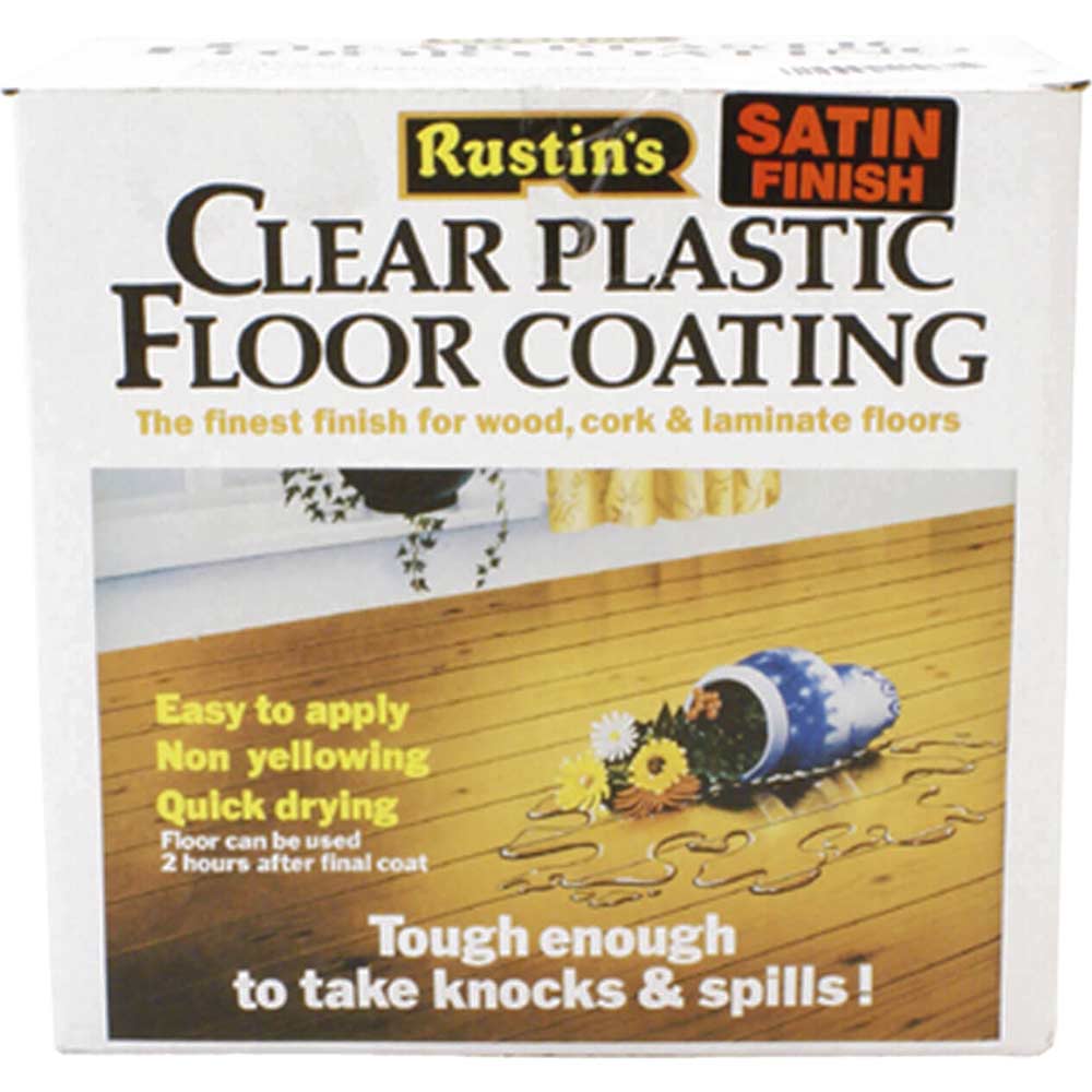 Image of Rustins Plastic Floor Coating Satin 4 Litre