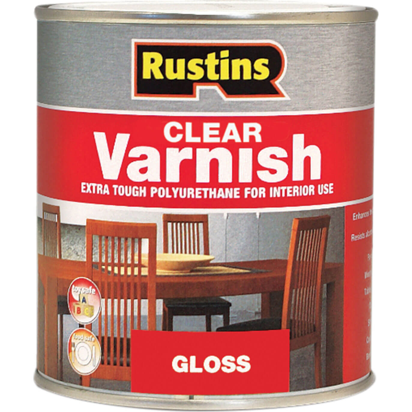Rustins Polyurethane Varnish Gloss Clear 5 Litre