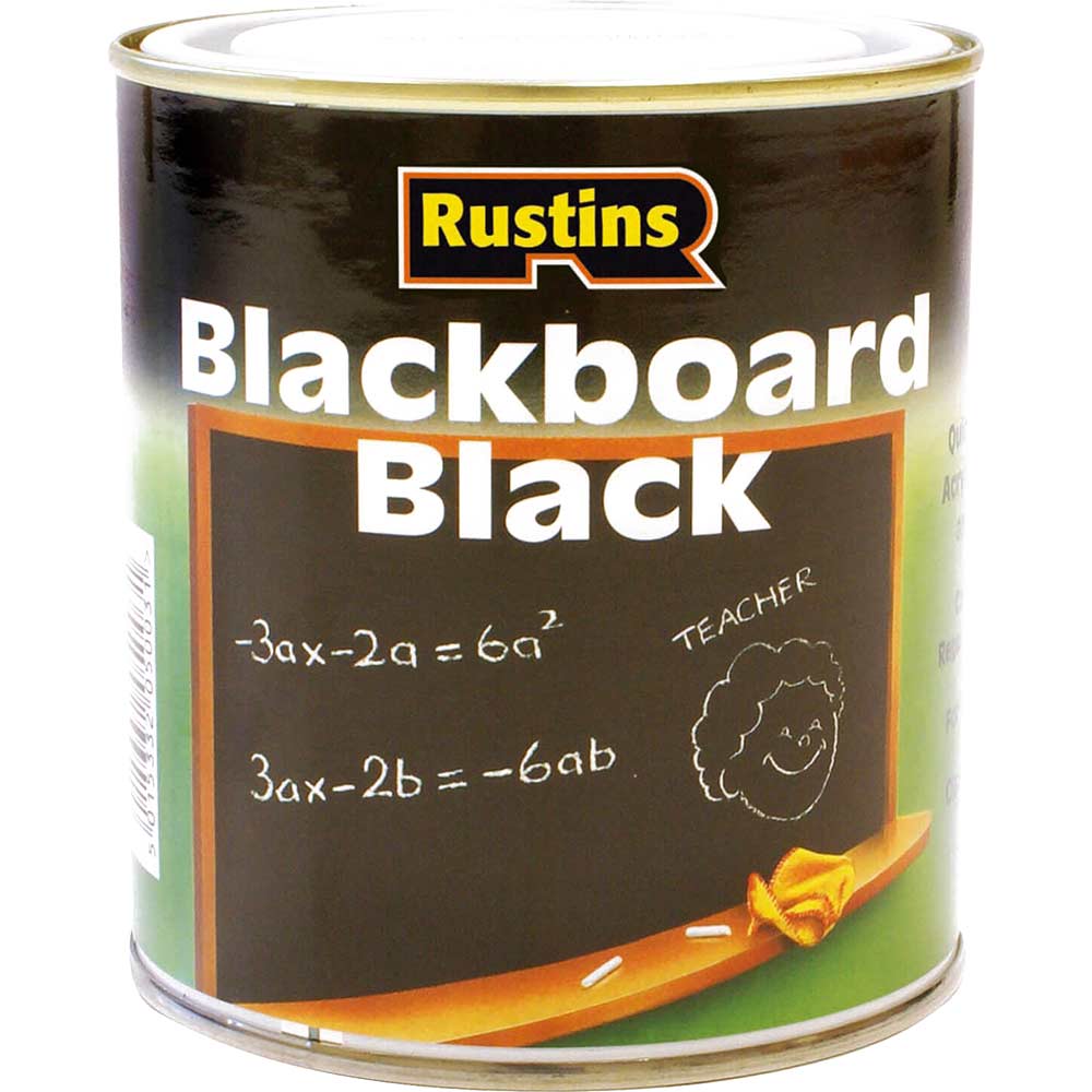 Rustins Quick Dry Blackboard Black 250ml