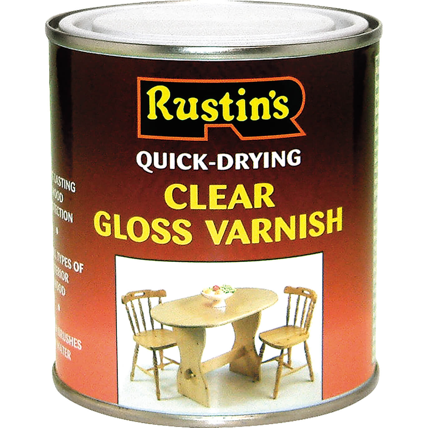 Rustins Quick Dry Clear Varnish Gloss 1 Litre