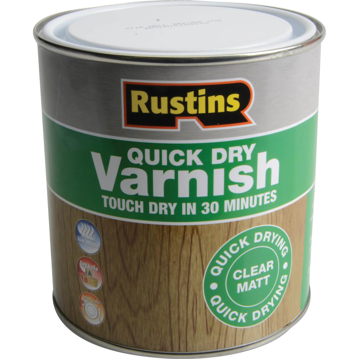 Rustins Quick Dry Clear Varnish Matt 250ml