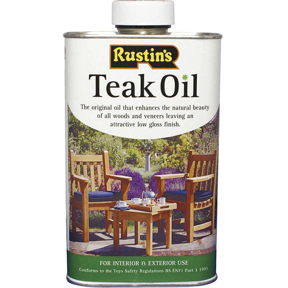 Image of Rustins Teak Oil 2.5 Litre