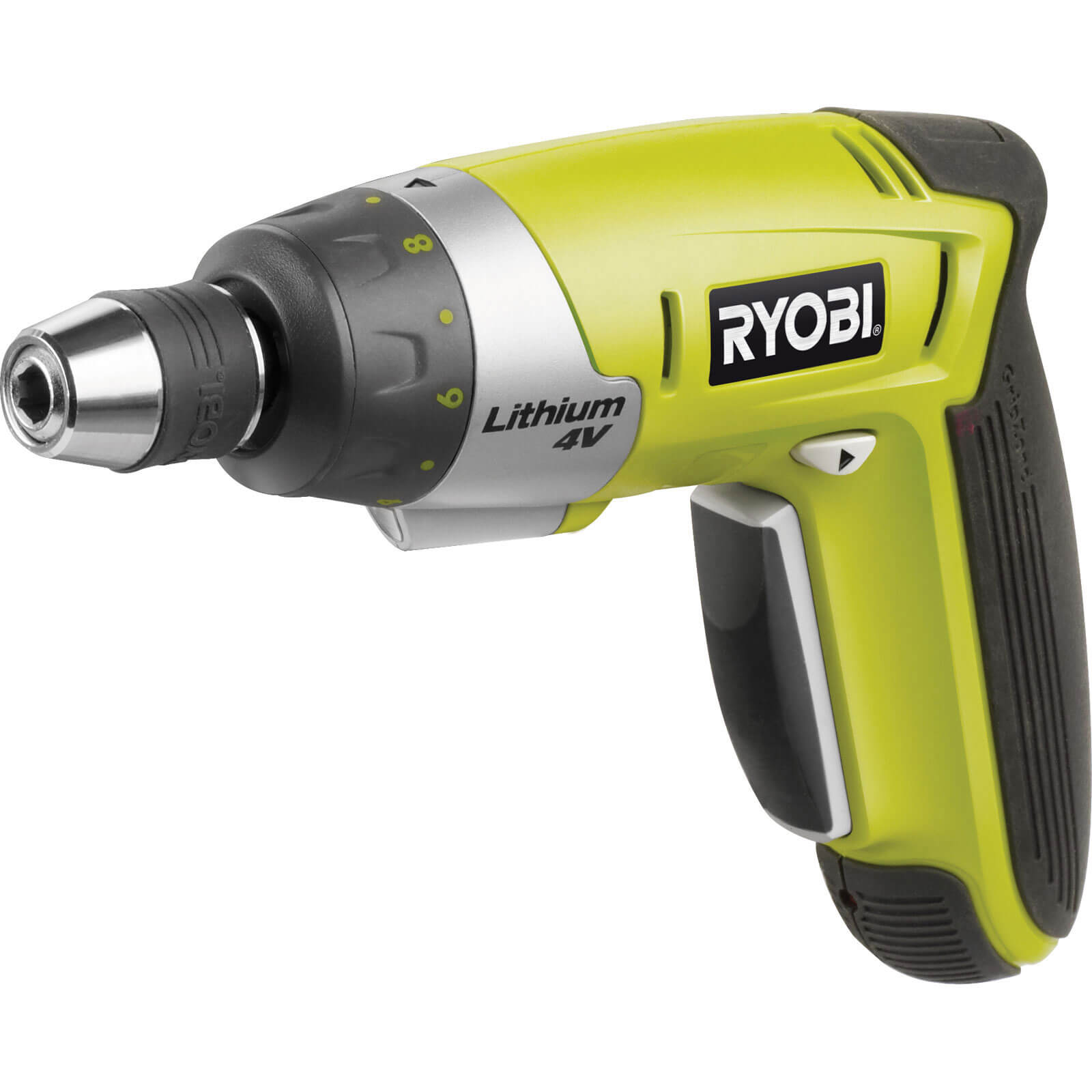 Image of Ryobi CSD4130GN 4v Cordless Screwdriver with 30 Piece Bit Set & Integral Lithium Ion Battery