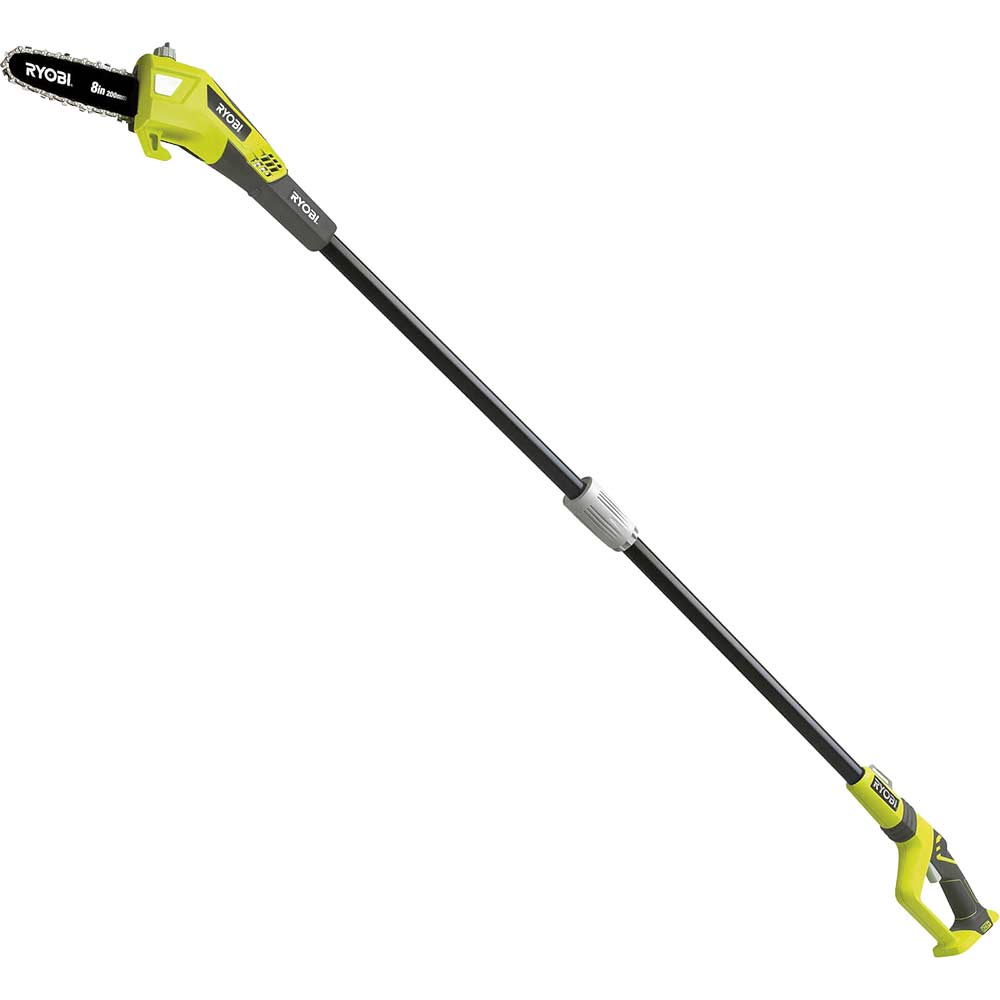 Ryobi OPP1820 ONE+ 18v Cordless Pole Tree Pruner Saw 200mm Bar Length without Battery or Charger - Requires ONE+ Battery/Charger