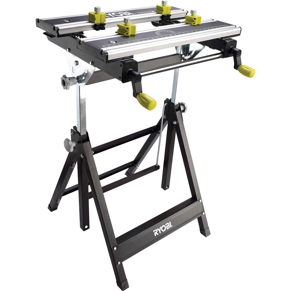 Image of Ryobi Folding Metal Workmate with Adjustable Angle & Height