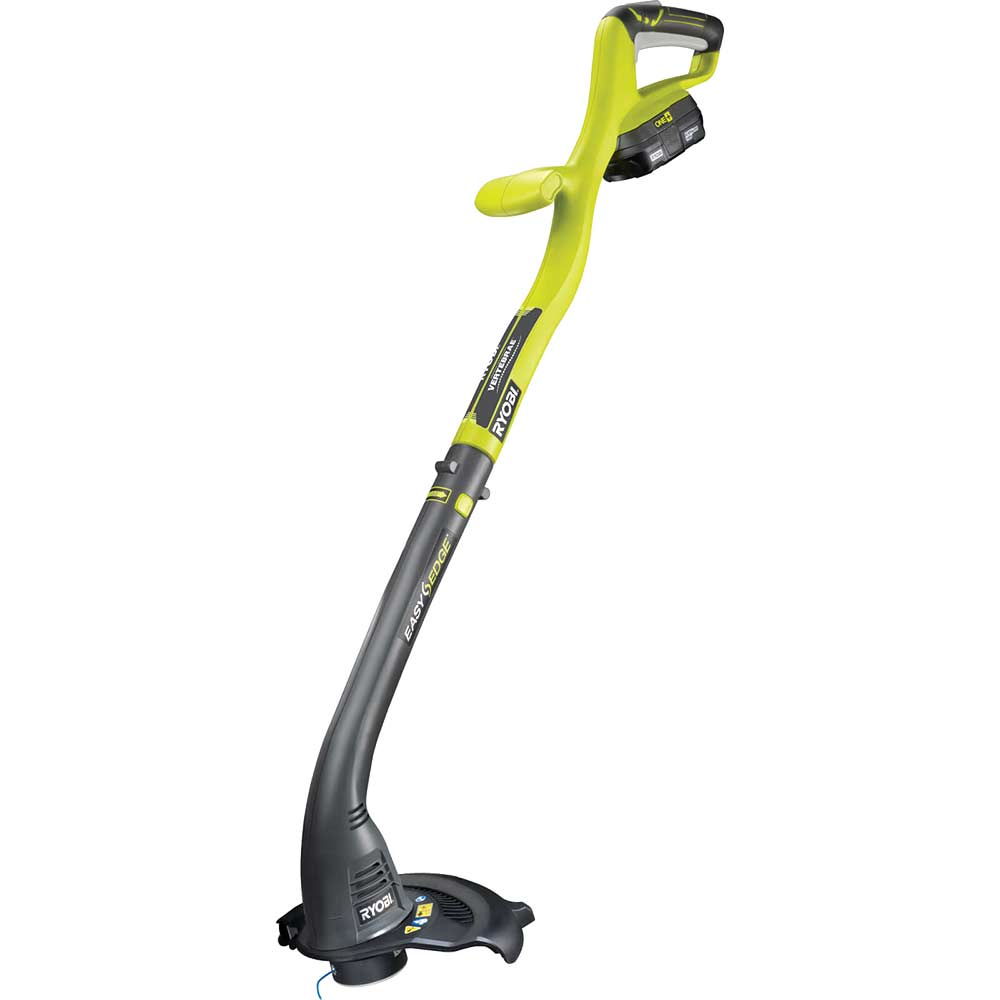 Ryobi RLT1825LI ONE+ 18v Cordless Grass Trimmer 250mm Cut Width with 1 Lithium Ion Battery 1.3ah