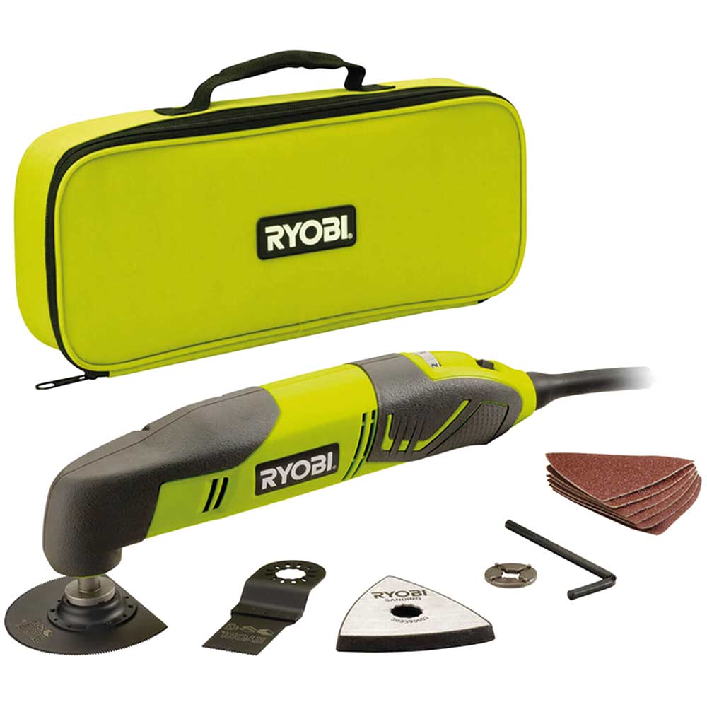 Image of Ryobi RMT200-S Multi Tool with Accessories 200w 240v