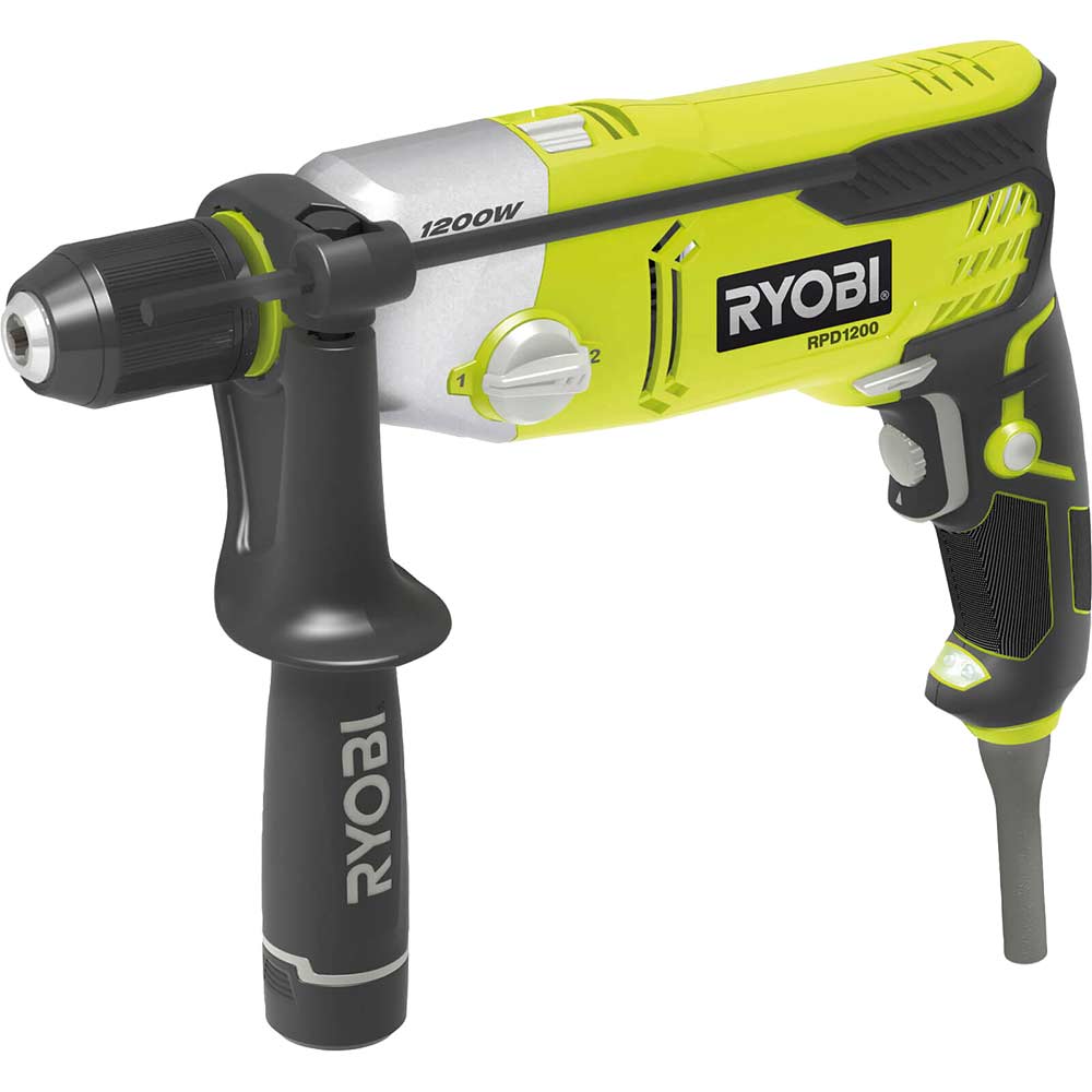 Image of Ryobi RPD1200-K Electric 2 Speed Hammer Drill 1200w 240v
