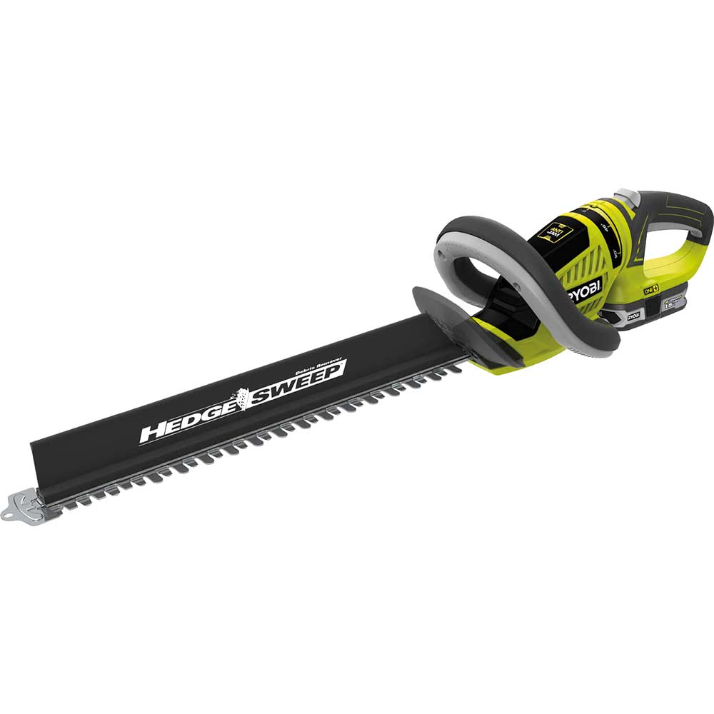 Image of Ryobi RHT1851R15 ONE+ 18v Cordless Hedge Trimmer 550mm Blade with 1 Lithium Ion Battery 1.5ah