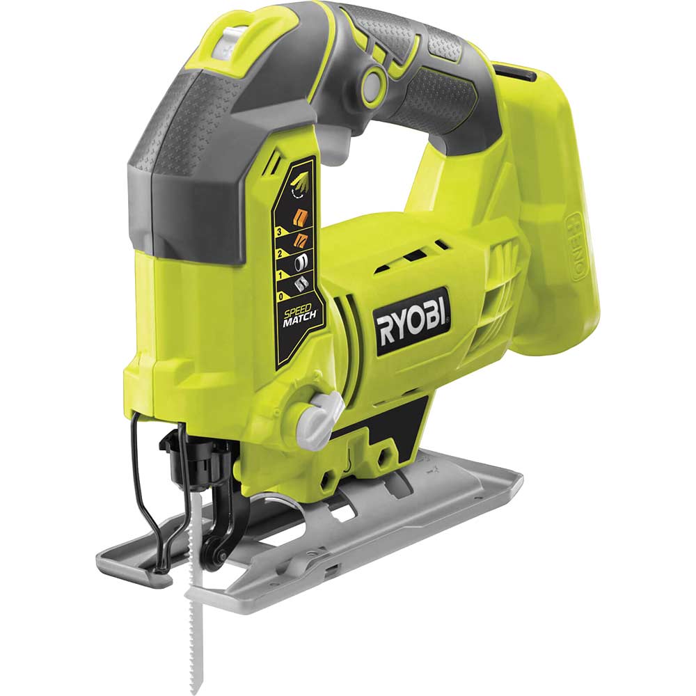 Image of Ryobi R18JS-0 ONE+ 18v Cordless Jigsaw with Flush Cut without Battery or Charger - Requires ONE+ Battery/Charger