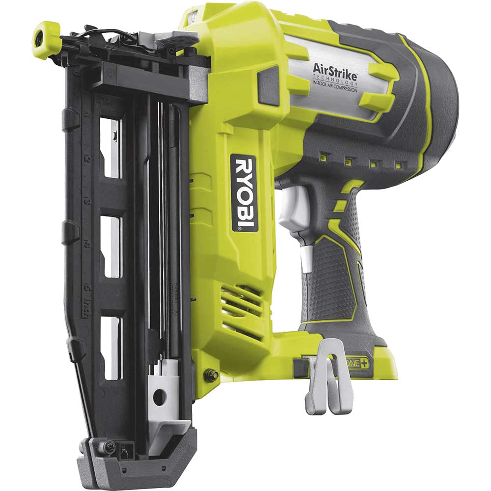 Image of Ryobi R18N16G-0 ONE+ 18v Cordless 16 Gauge Nail Gun without Battery or Charger - Requires ONE+ Battery/Charger