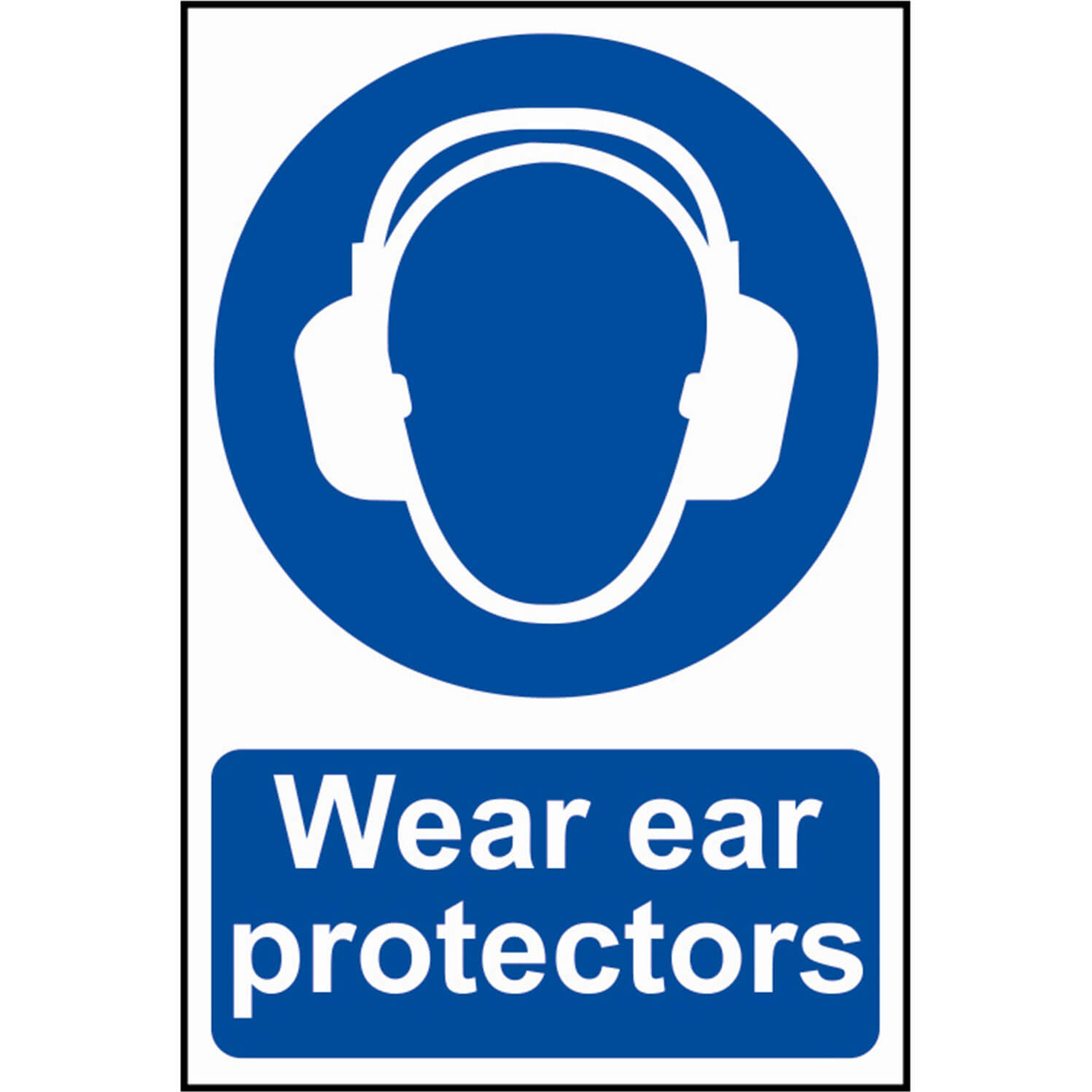 Scan 200 x 300mm PVC Sign - Wear Ear Protectors