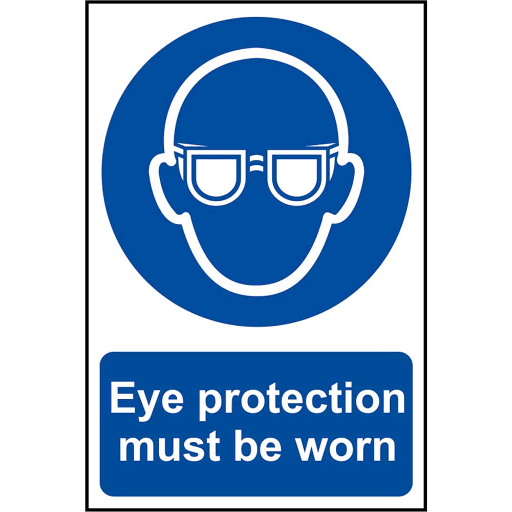 Image of Scan 200 x 300mm PVC Sign - Eye Protection Must Be Worn