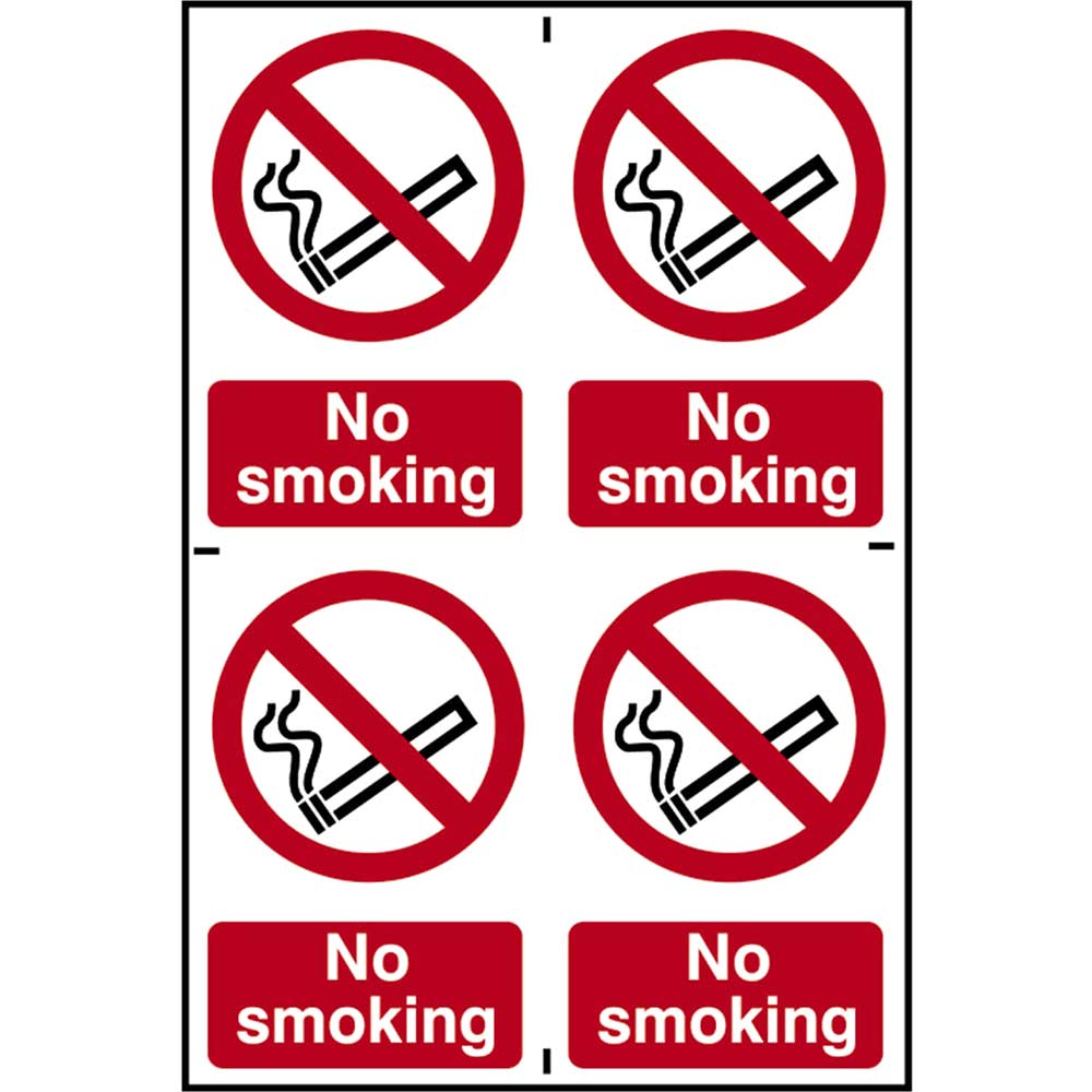 Scan 200 x 300mm PVC Sign - No Smoking