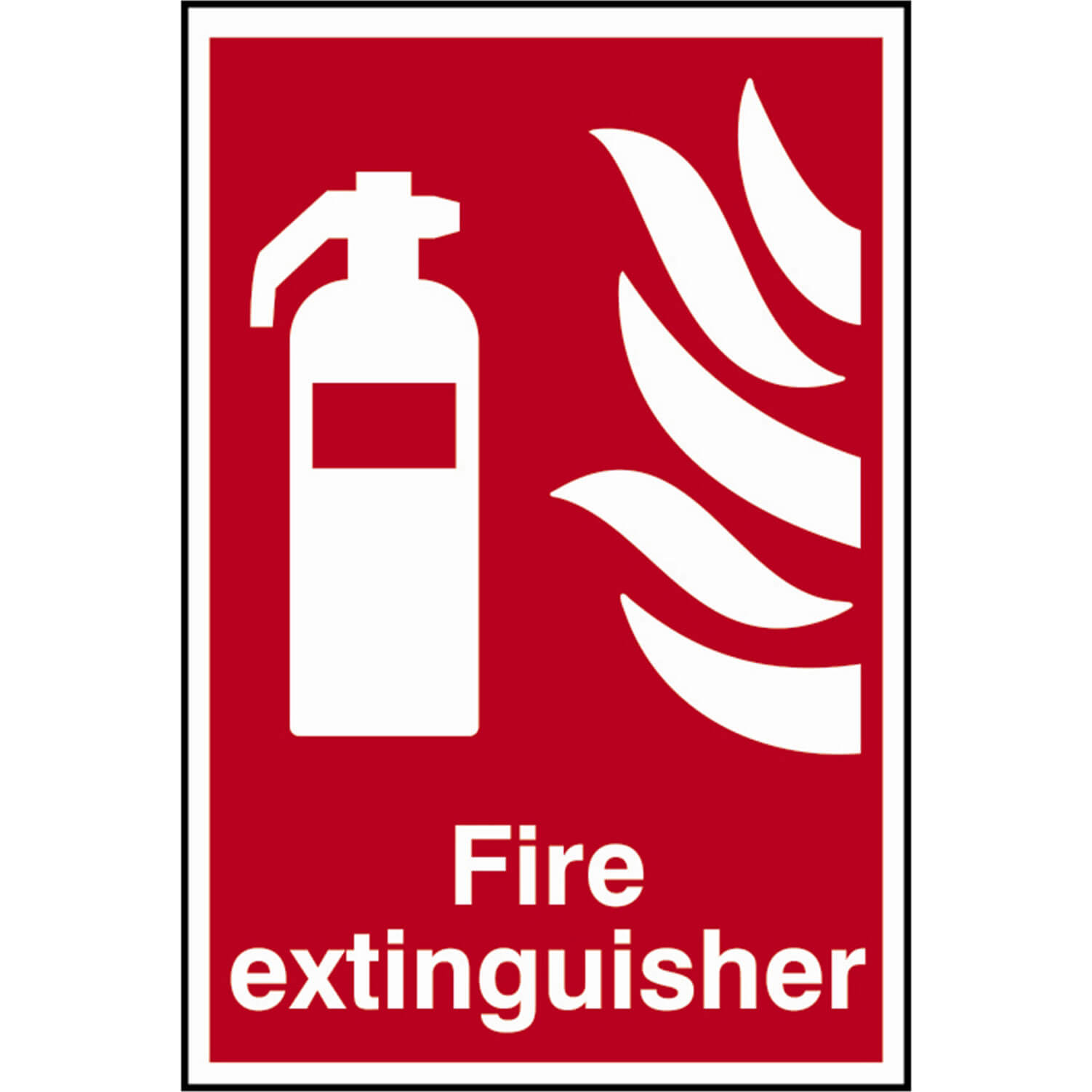 Scan 200 x 300mm PVC Sign - Fire Extinguisher
