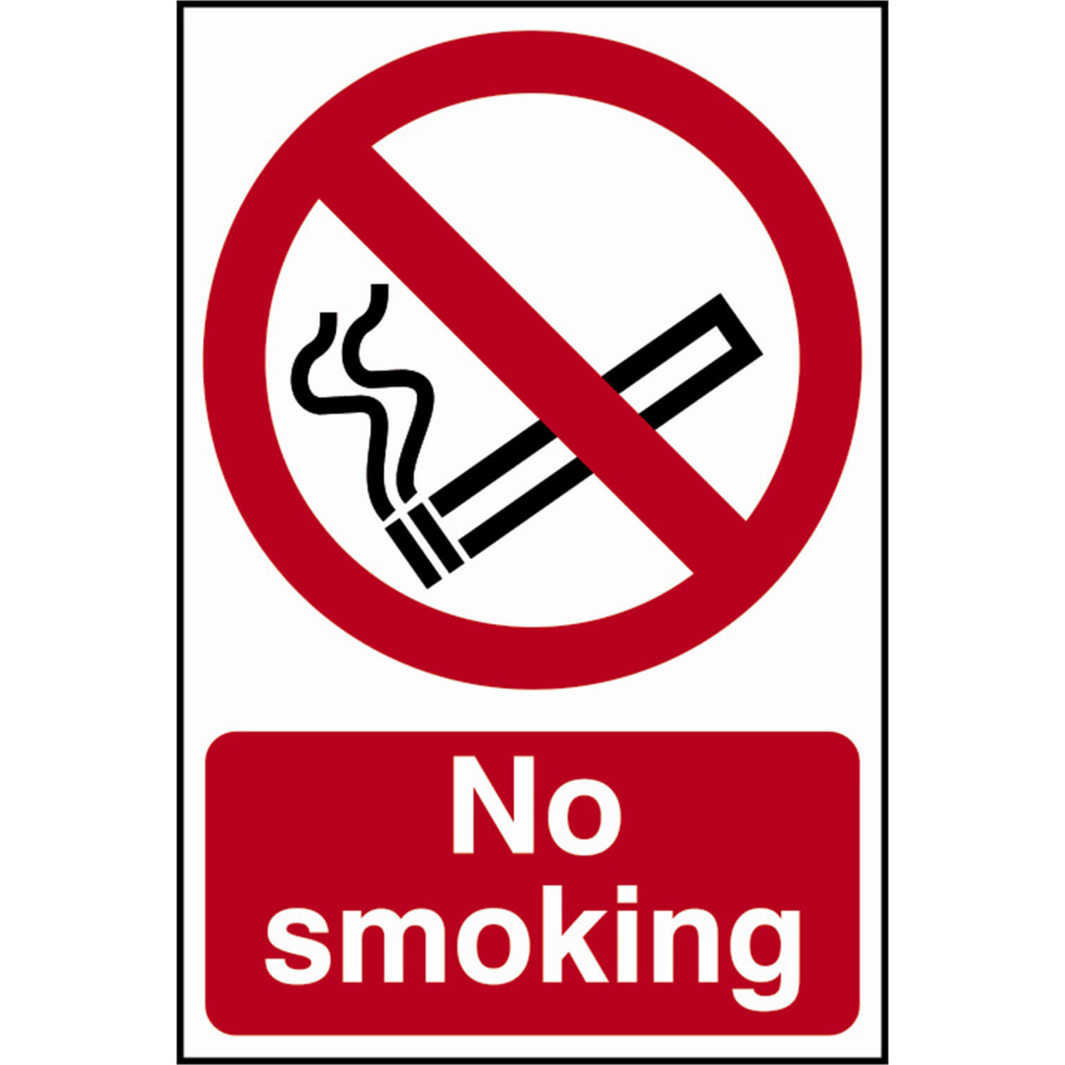 Scan 400 x 600mm PVC Sign - No Smoking