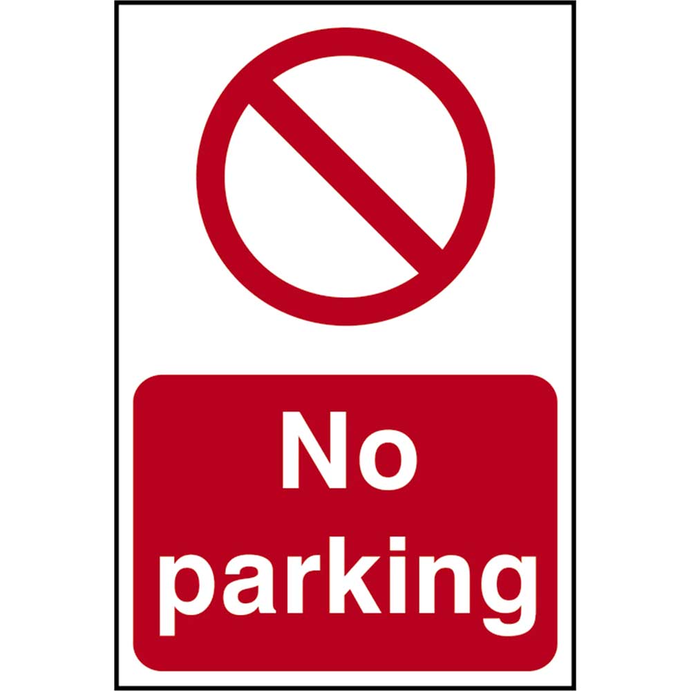 Image of Scan 400 x 600mm PVC Sign - No Parking