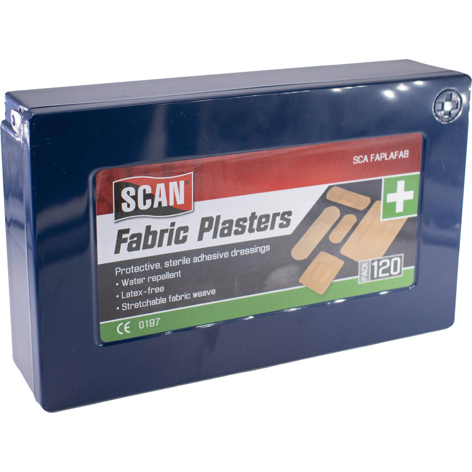 Scan Assorted Hydroscopic Fabric Plasters Box of 100