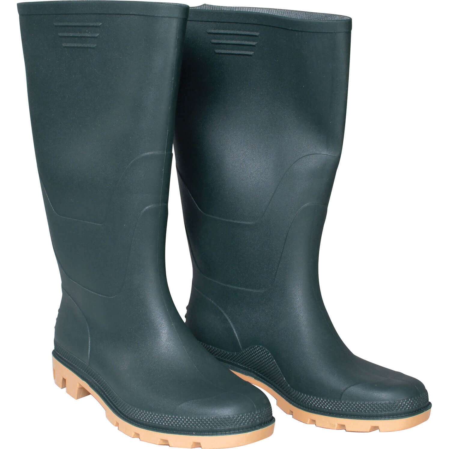 Scan Wellington Boots Green Size 8