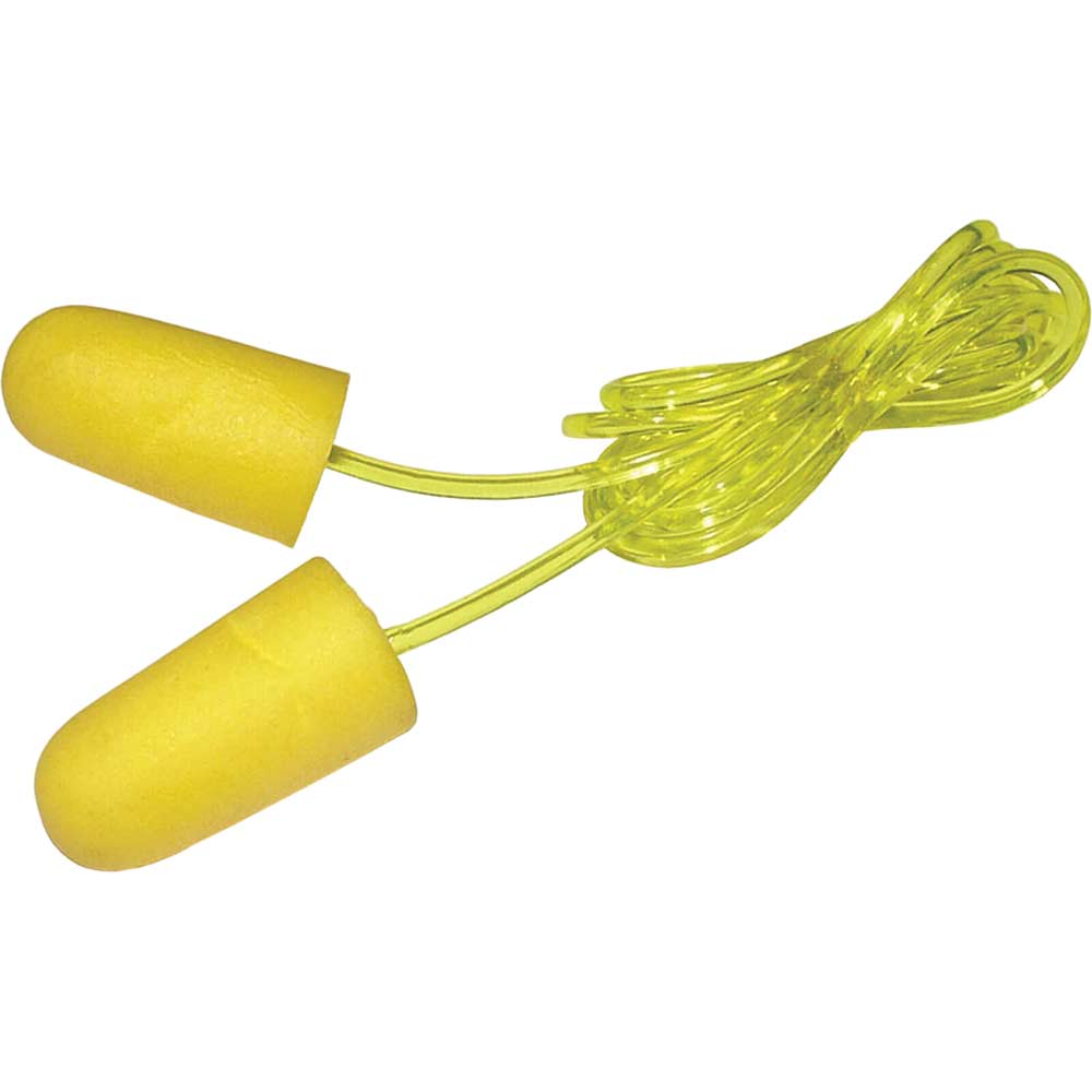 Image of Scan Foam Earplugs + Cord Pack of 5 Pairs