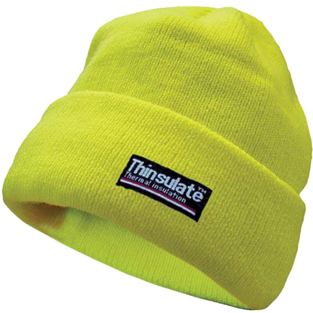 Image of Scan High Vis Beanie Hat Yellow One Size